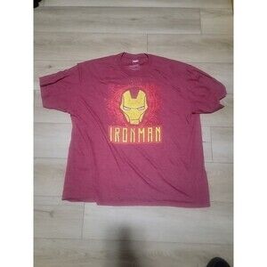 Men's MARVEL Distressed IRONMAN 3XL Red Shirt